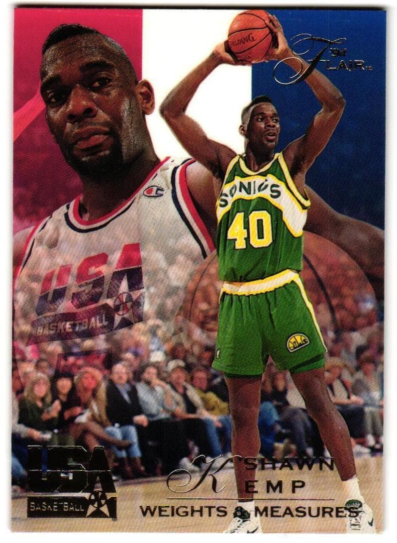 Shawn Kemp 1994 unknown Flair Team USA