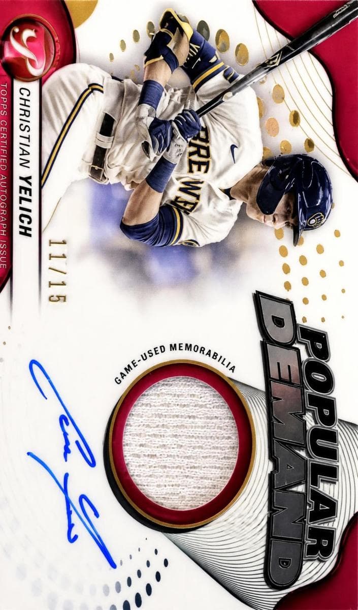 Christian Yelich 2024 topps Topps Pristine