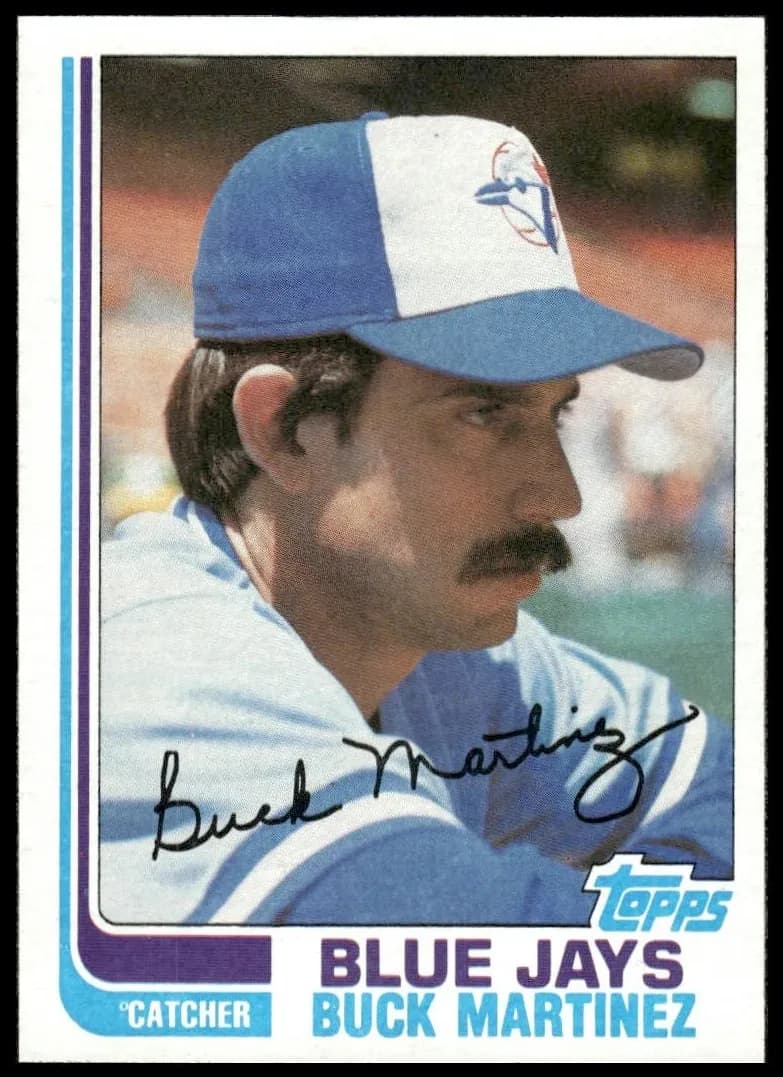 Buck Martinez trading card