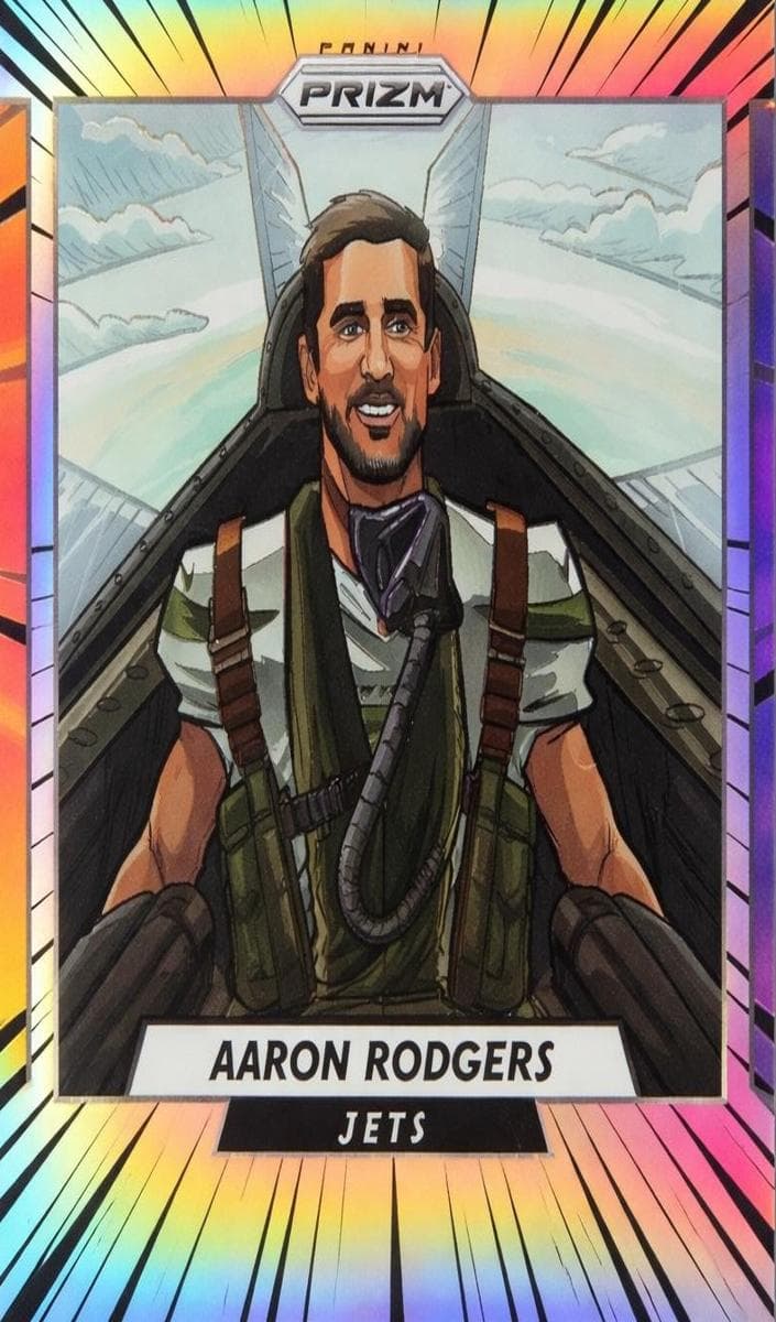 Aaron Rodgers 2023 panini Prizm Manga