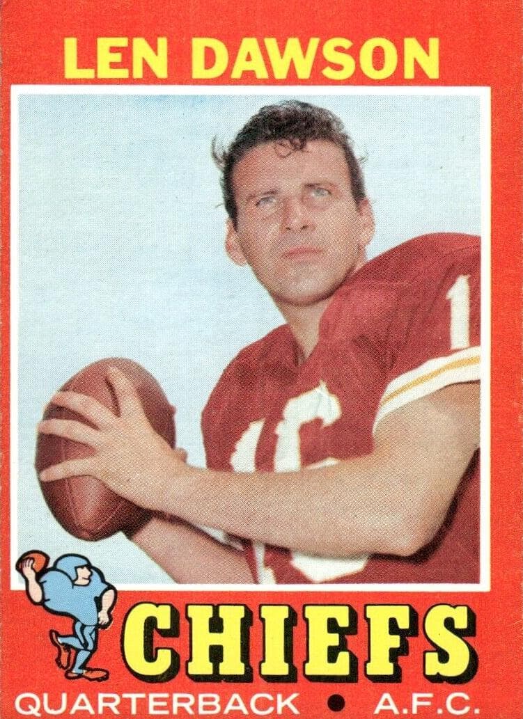 Len Dawson 1971 topps Topps