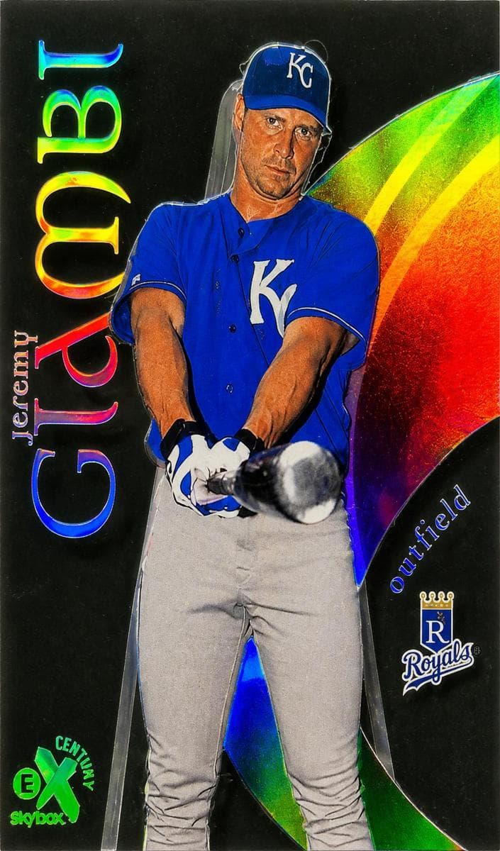 Jeremy Giambi 1999 fleer SkyBox E-X Century