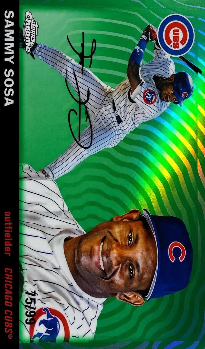 Sammy Sosa 2025 topps Topps Chrome Platinum