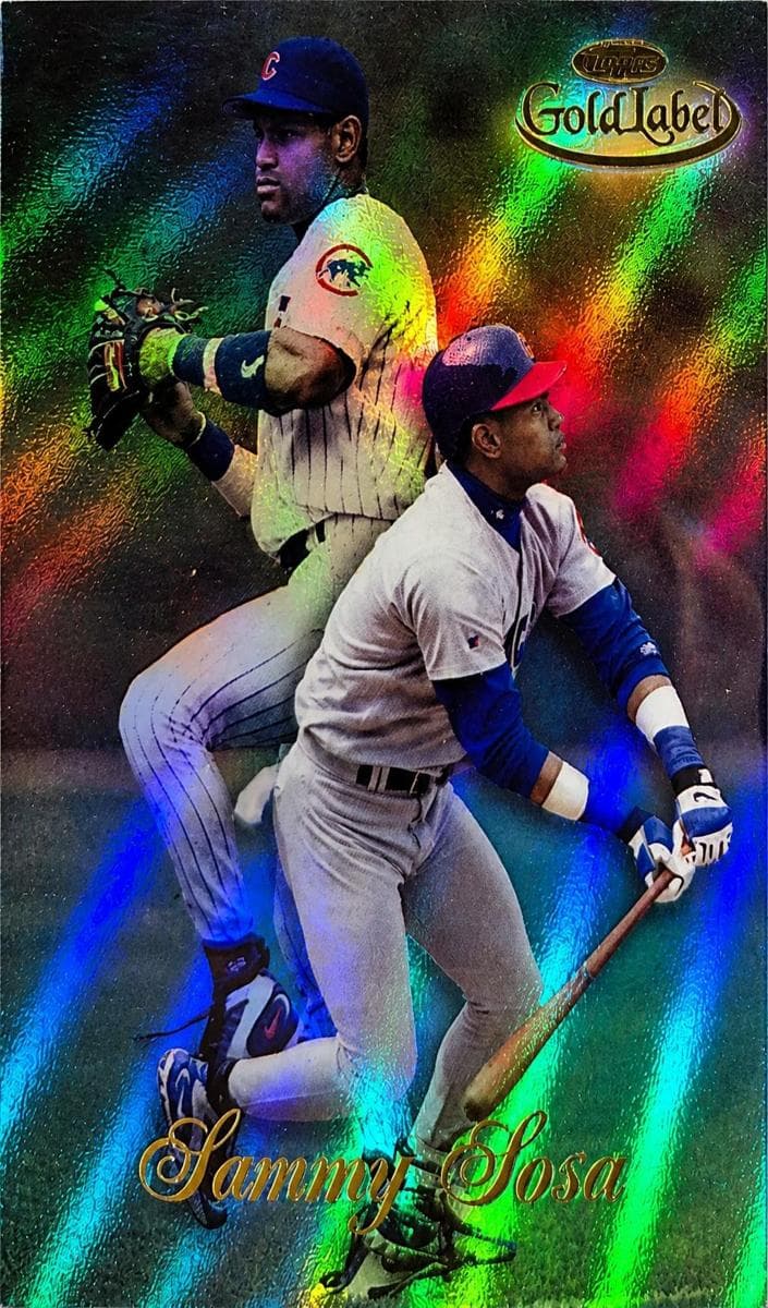 Sammy Sosa 1998 topps Topps Gold Label