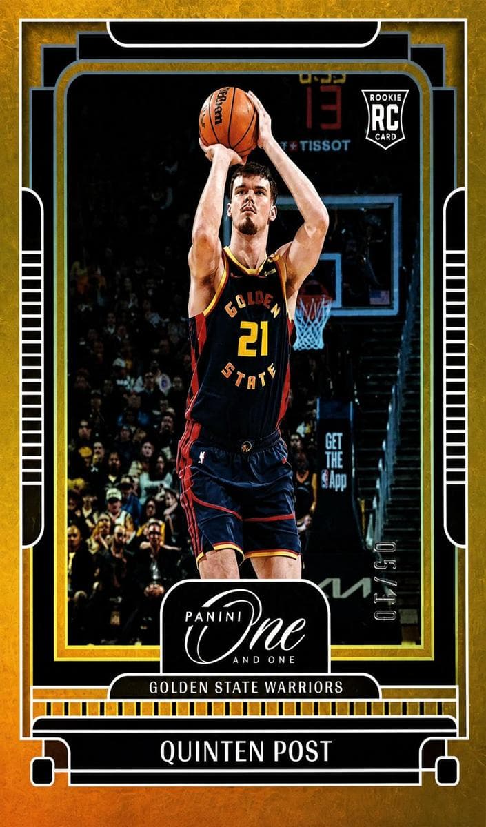 Quinten Post 2024 panini Panini One and One