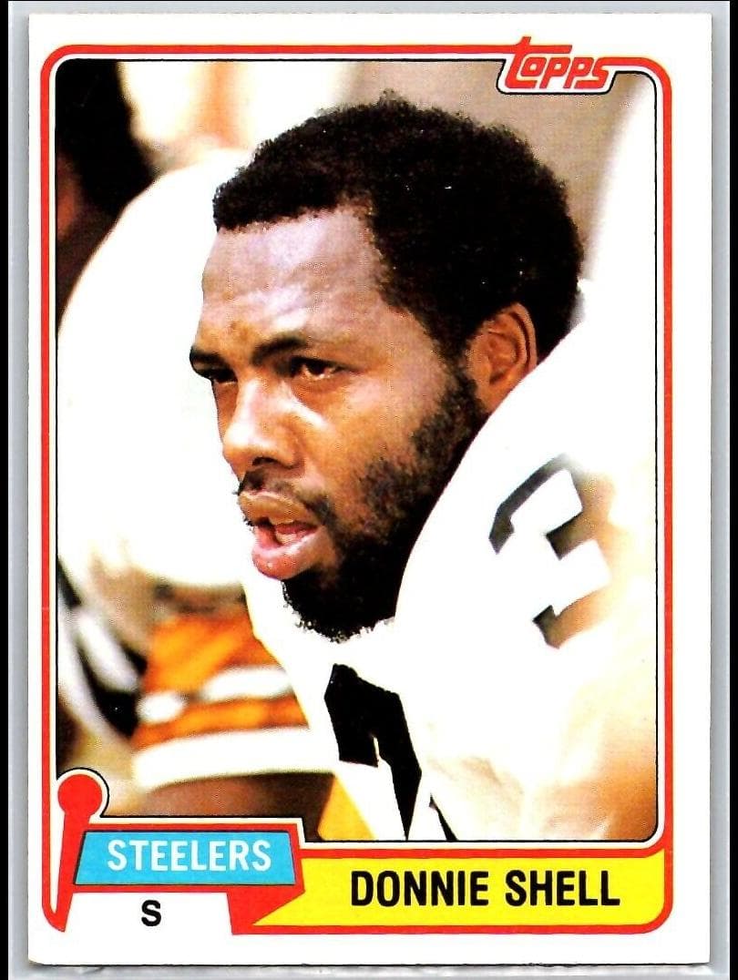Donnie Shell 1981 topps Topps
