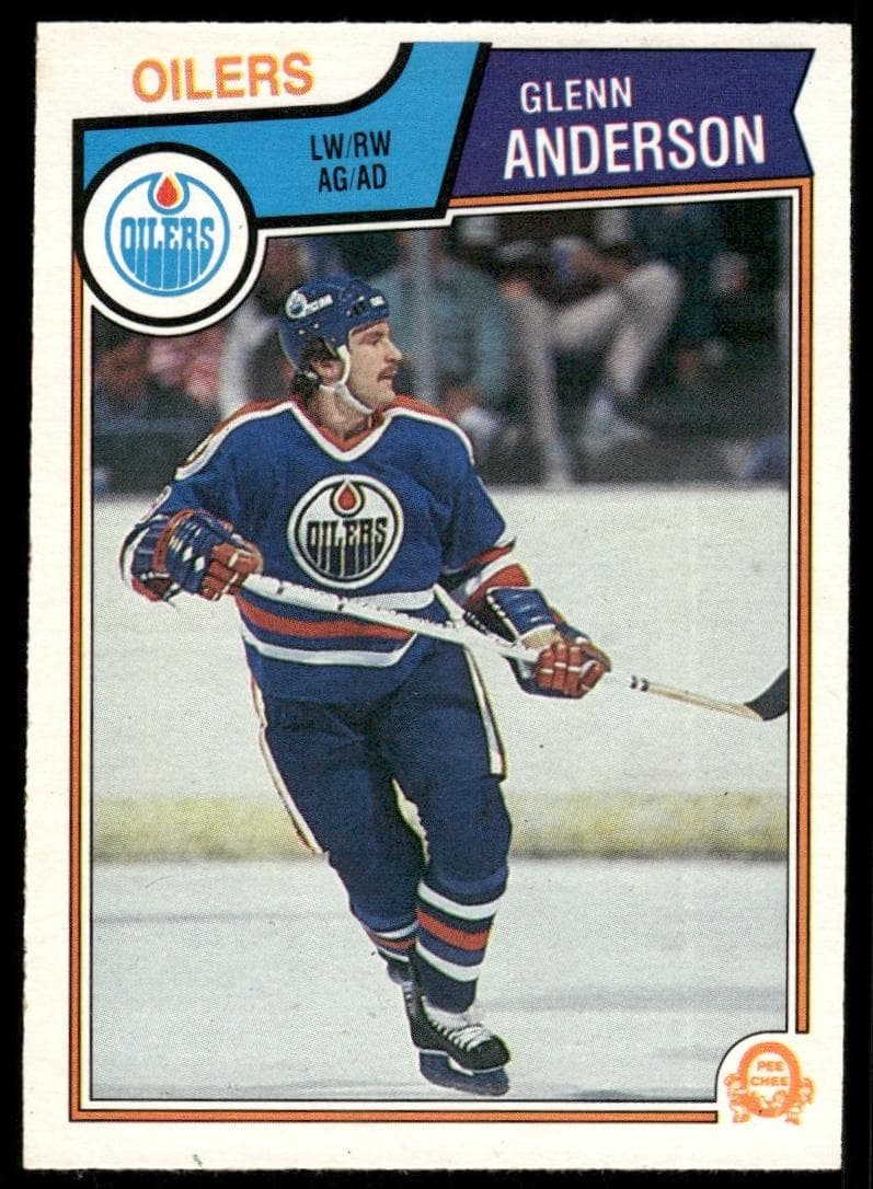 Glenn Anderson 1983 topps O-Pee-Chee