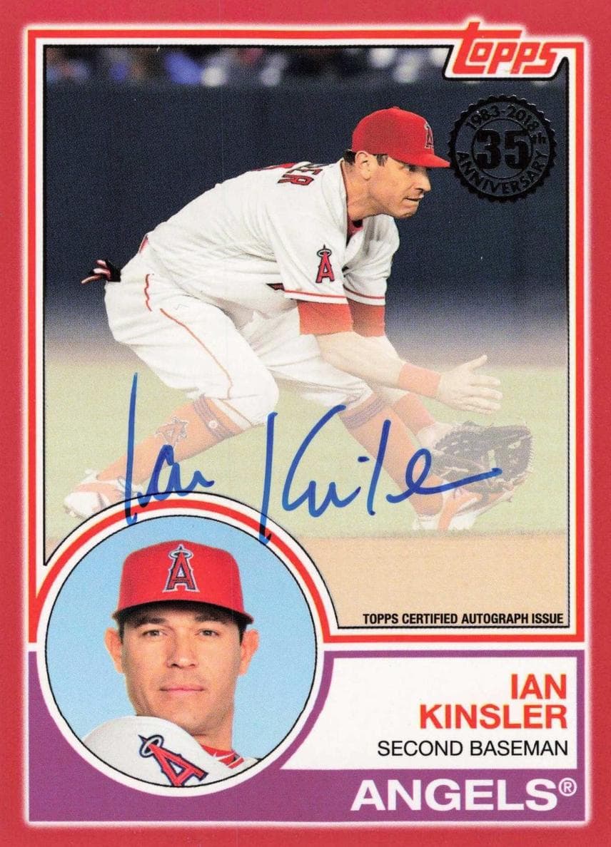 Ian Kinsler 2018 topps Topps Update