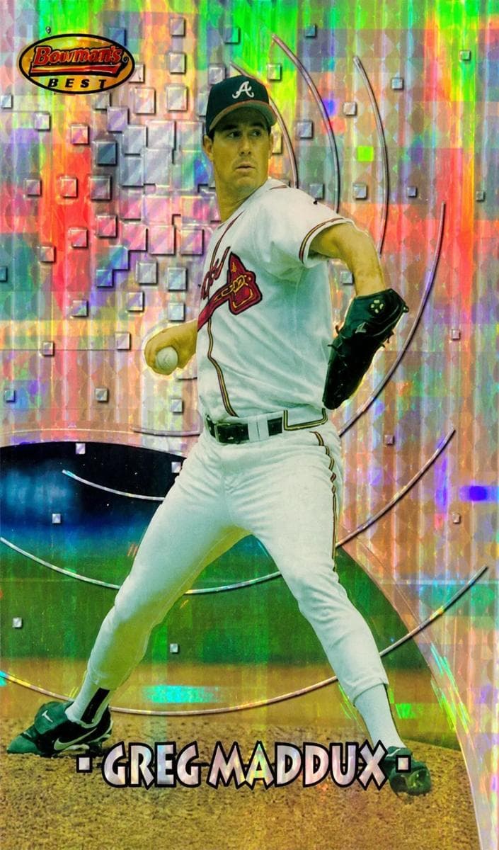 Greg Maddux 1997 bowman Bowman's Best