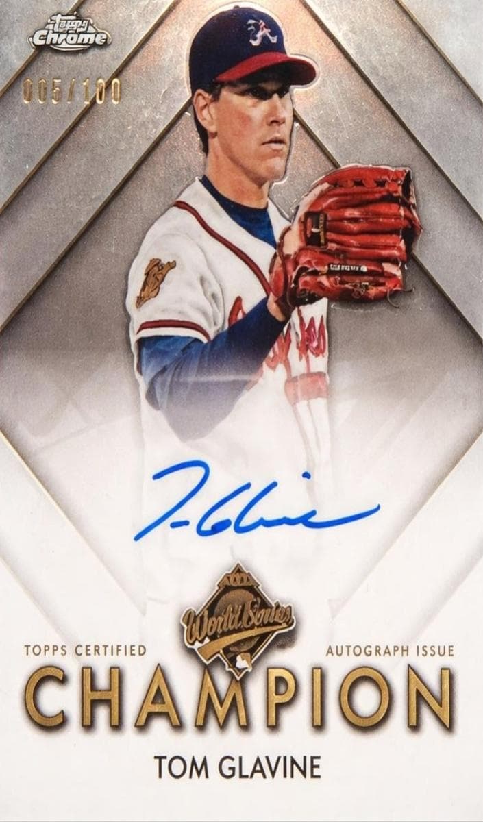 Tom Glavine 2025 topps Chrome