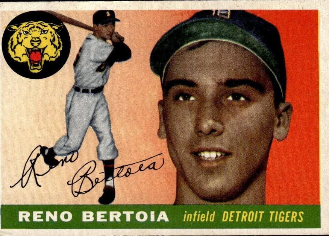 Reno Bertoia 1955 topps Topps