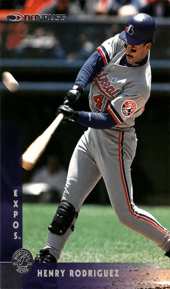 Henry Rodriguez 1997 panini Donruss