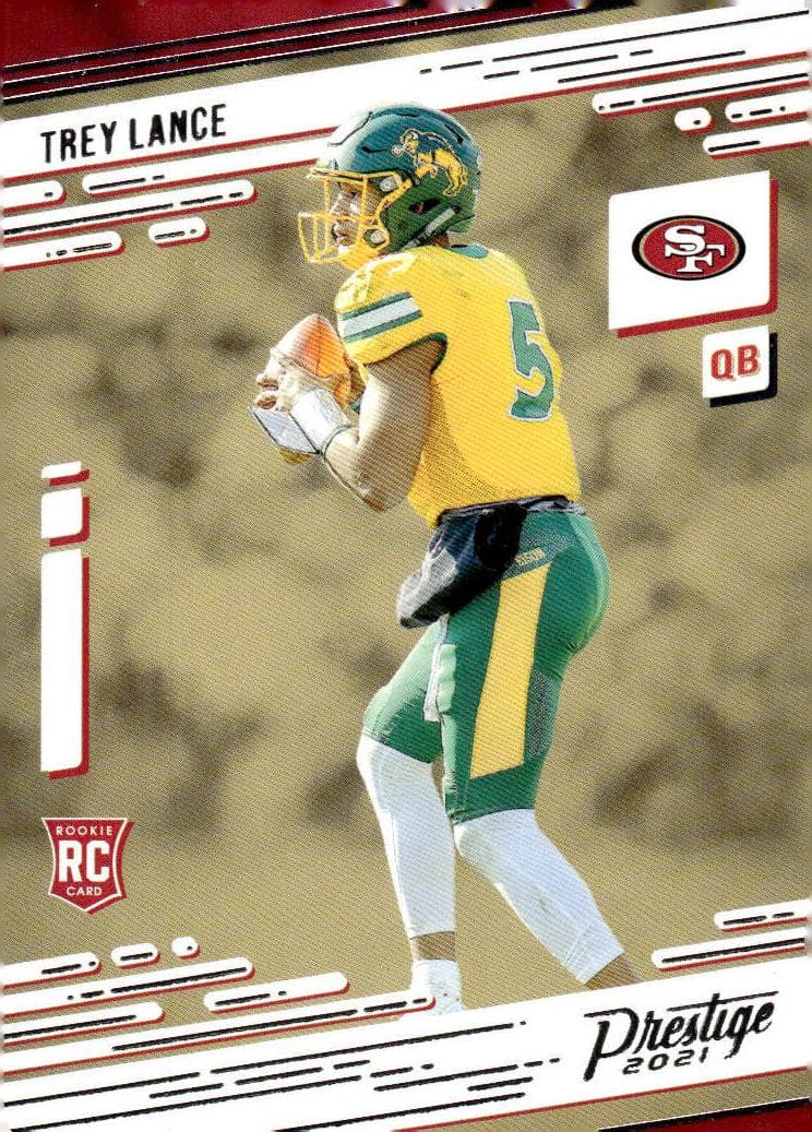 Trey Lance 2021 panini Panini Prestige