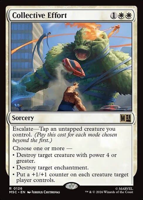 Collective Effort 2016 Magic: The Gathering Eldritch Moon
