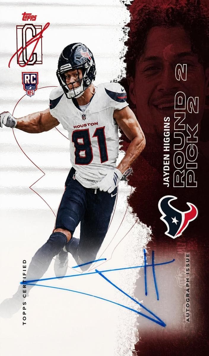 Jayden Higgins 2025 topps Topps Signature Class