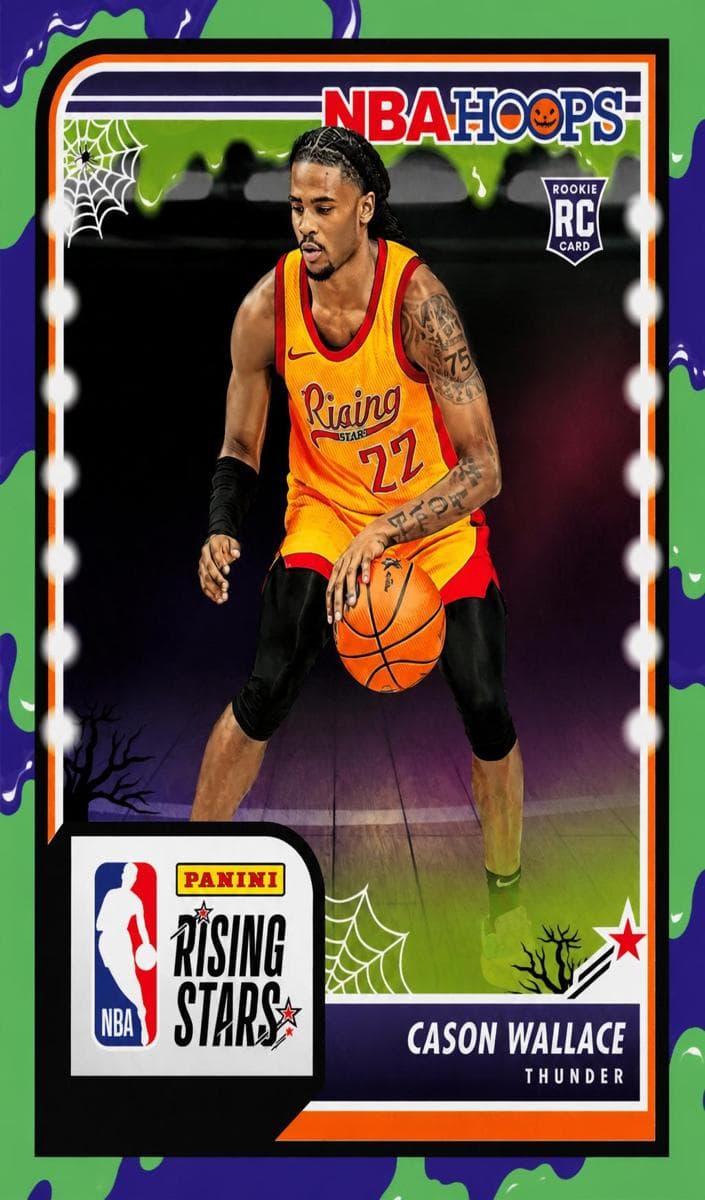 Cason Wallace 2023 panini Hoops Haunted Hoops