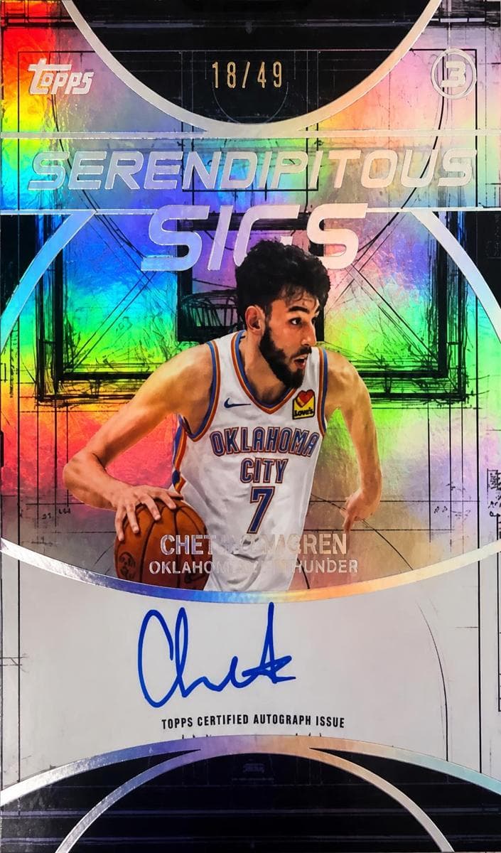 Chet Holmgren 2025 topps Topps 3