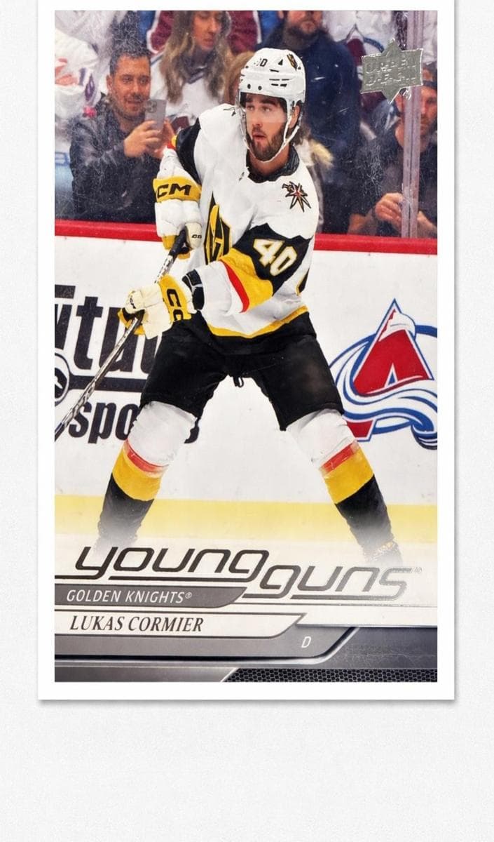 Lukas Cormier trading card
