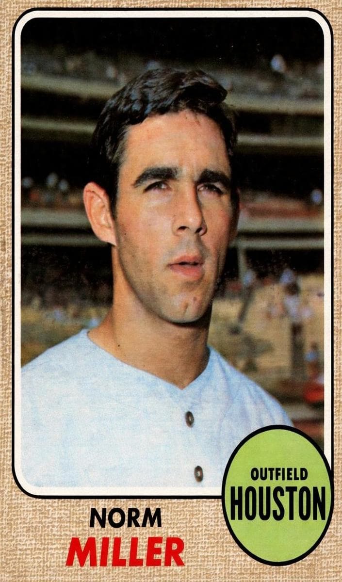 Norm Miller 1968 topps O-Pee-Chee