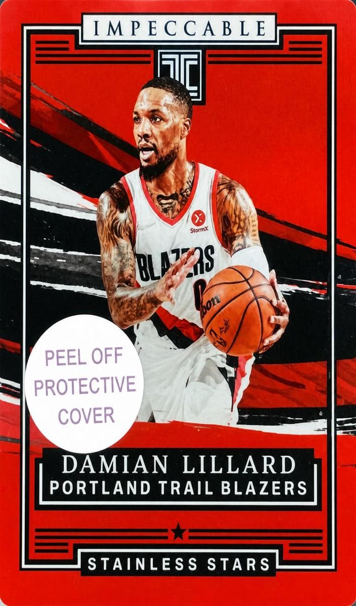 Damian Lillard 2021 panini Donruss Elite