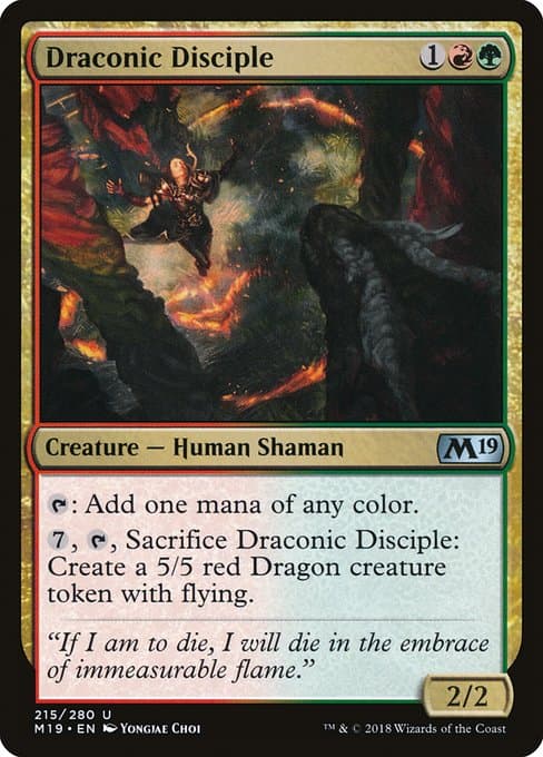 Draconic Disciple 2022 Magic: The Gathering Starter Commander Decks