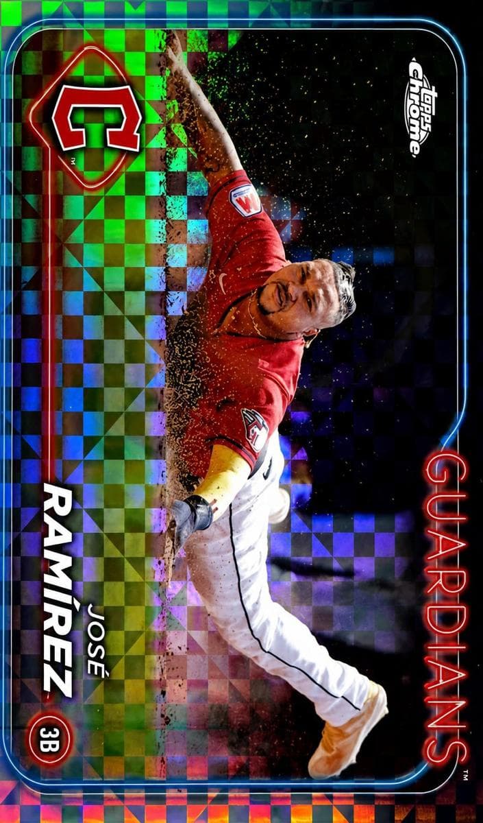 José Ramírez 2024 topps Topps Chrome