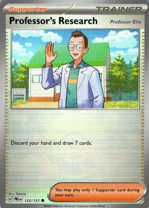 Professor's Research trading card