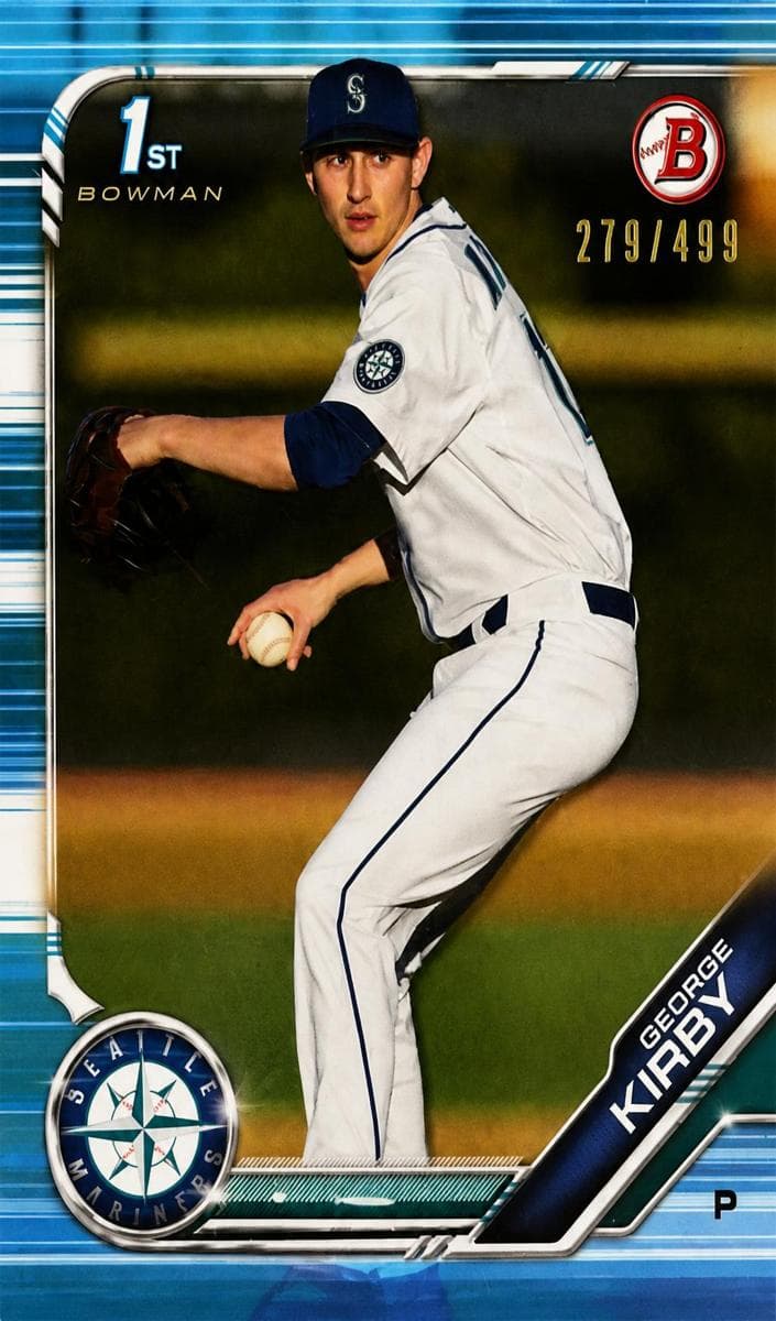 George Kirby 2019 bowman Bowman Draft