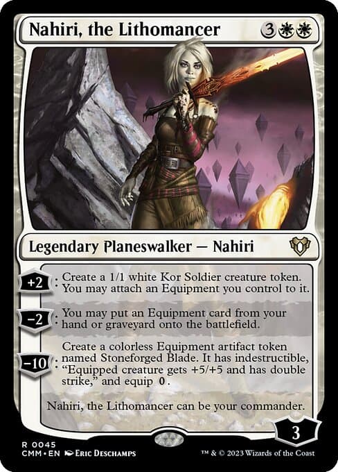 Nahiri, the Lithomancer 2014 Magic: The Gathering