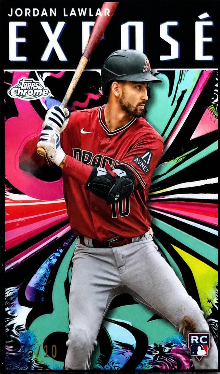 Jordan Lawlar 2024 topps Topps Chrome