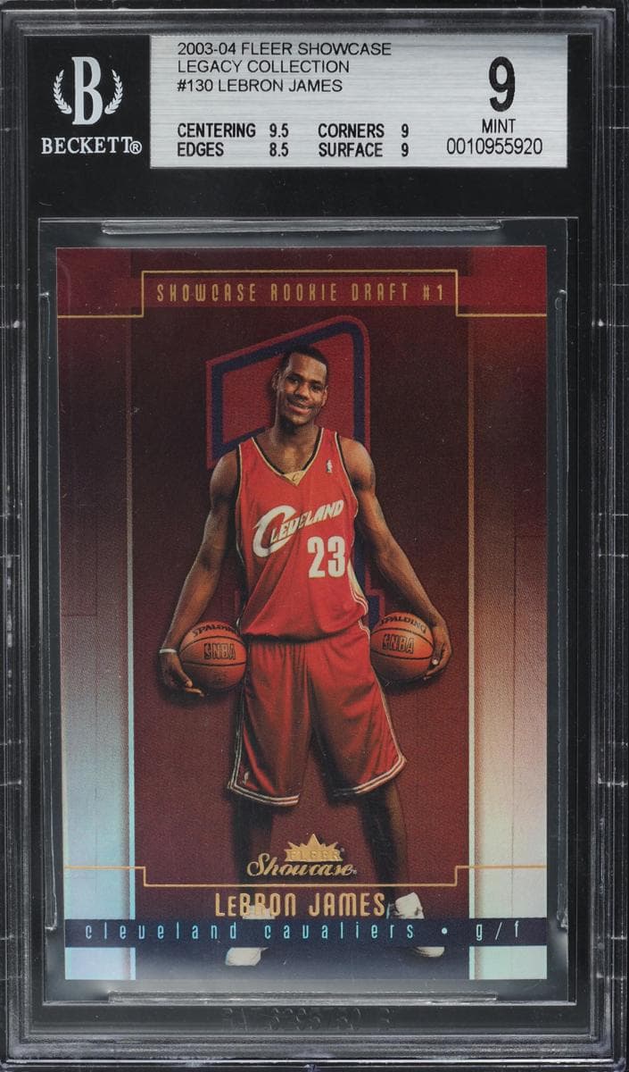 Lebron James 2003 fleer Showcase