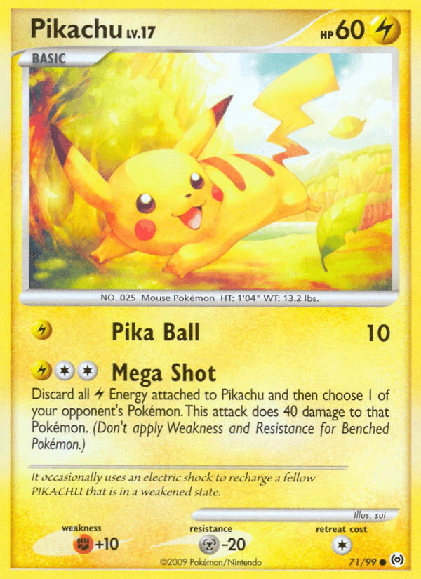 Pikachu 2009 Pokemon Arceus