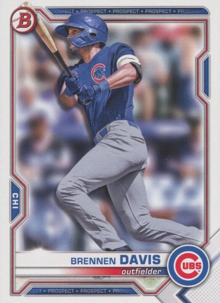 Brennen Davis 2021 bowman Bowman Draft