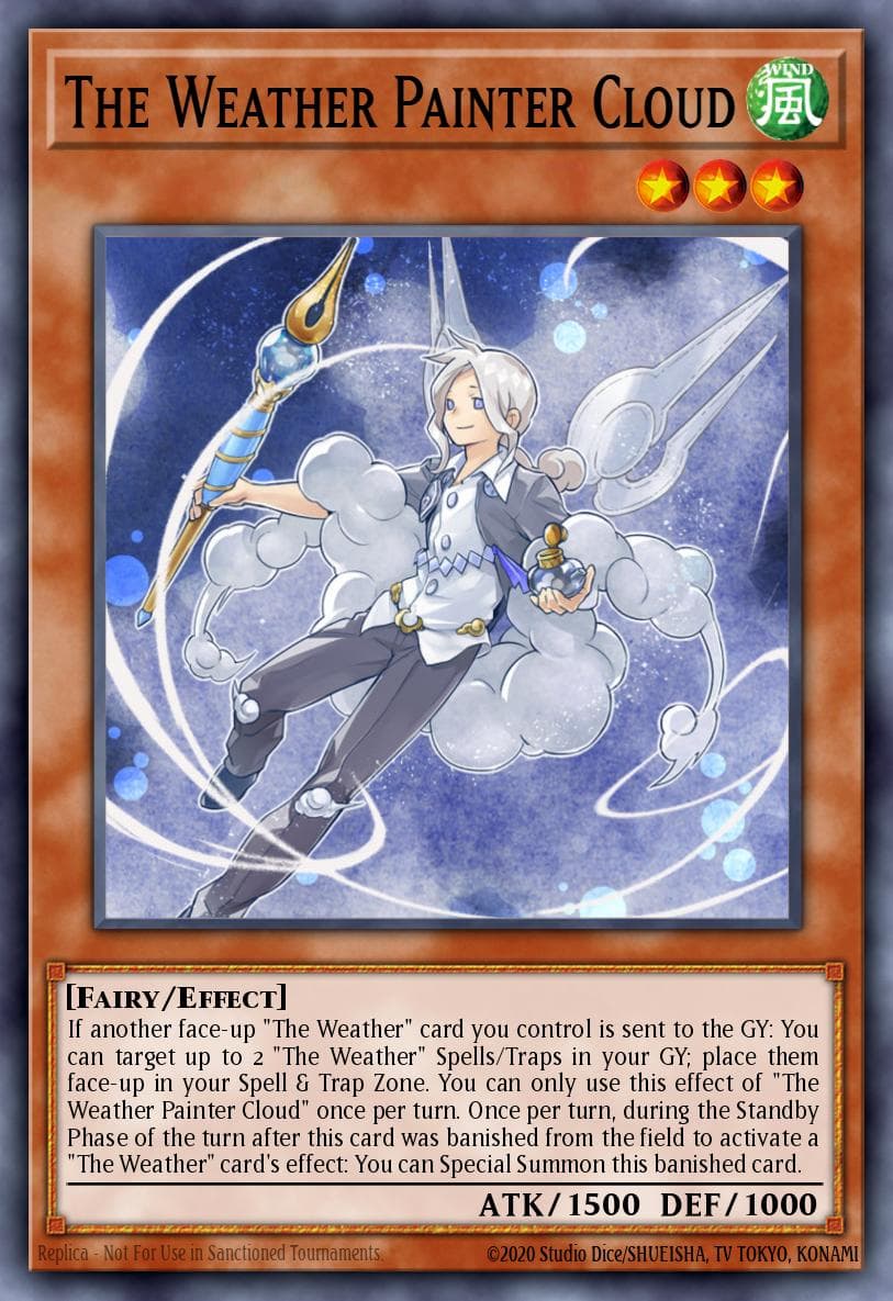 The Weather Painter Cloud 2017 Yu-Gi-Oh! Spirit Warriors