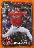 Gavin Williams trading card