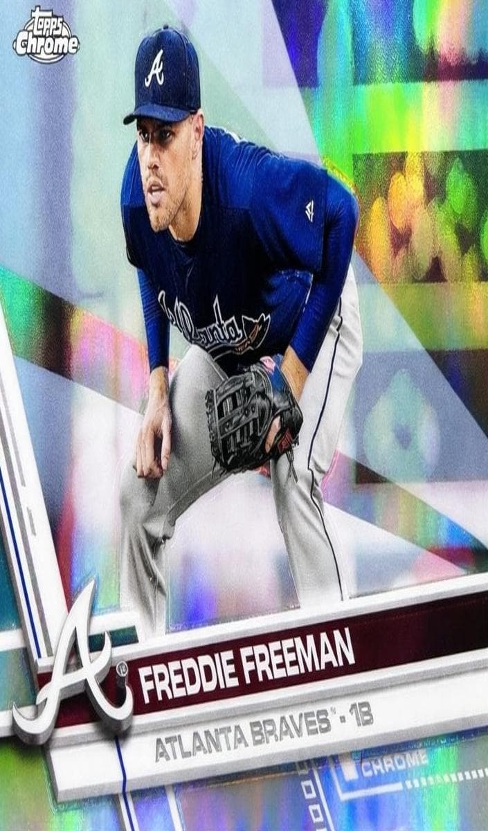 Freddie Freeman 2017 topps Topps Chrome