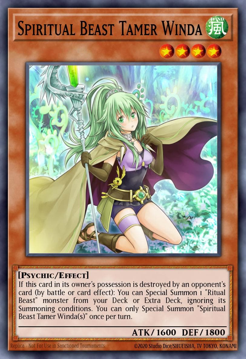 Spiritual Beast Tamer Winda #RATE-EN026