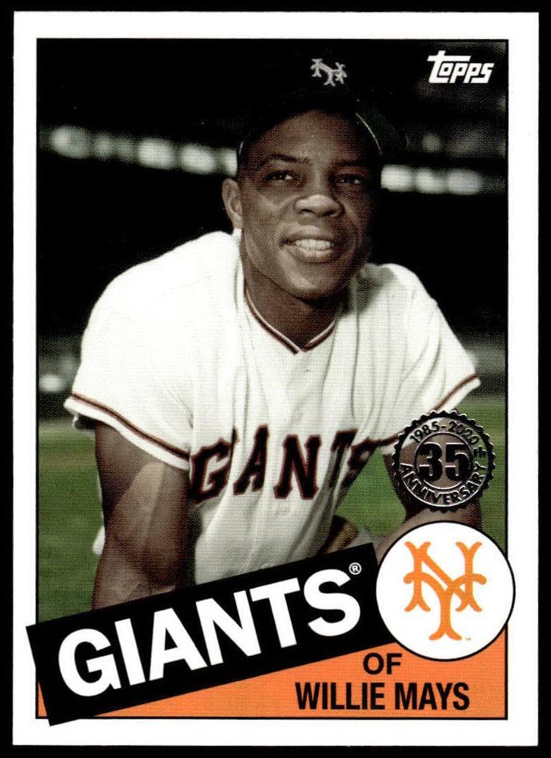 Willie Mays 2020 topps Topps Update
