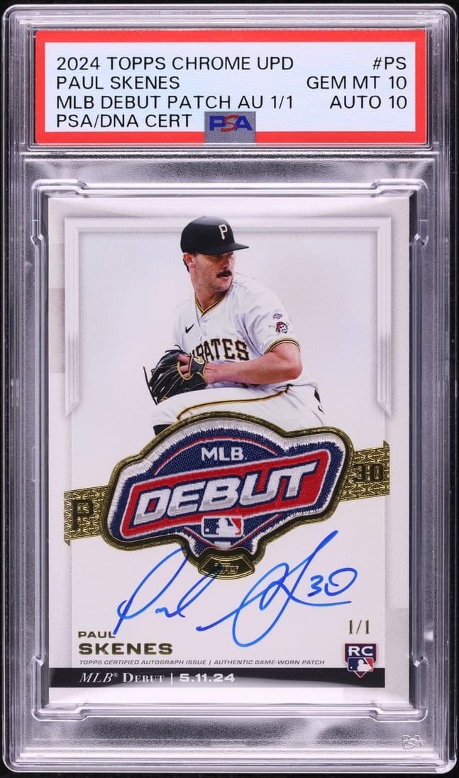 Paul Skenes 2024 topps Topps Chrome Update
