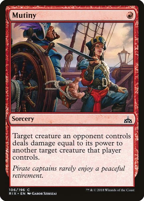 Mutiny 2018 Magic: The Gathering Rivals of Ixalan