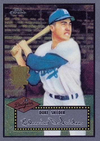 Duke Snider 2002 topps Topps Chrome