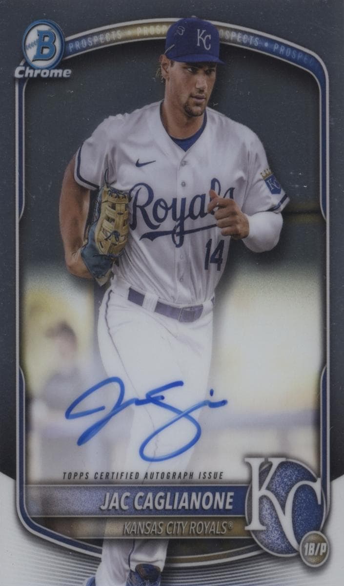 Jac Caglianone 2025 bowman Bowman Chrome Prospects