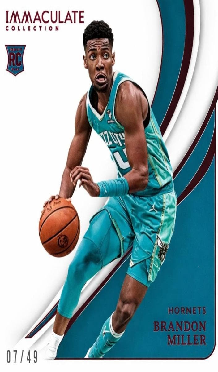Brandon Miller 2023 panini Panini Immaculate Collection
