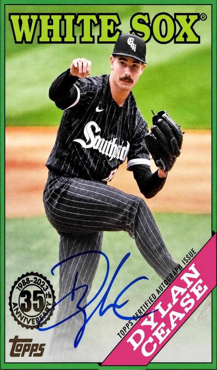 Dylan Cease trading card