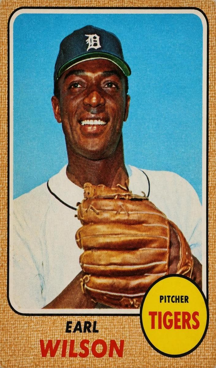 Earl Wilson 1968 topps O-Pee-Chee