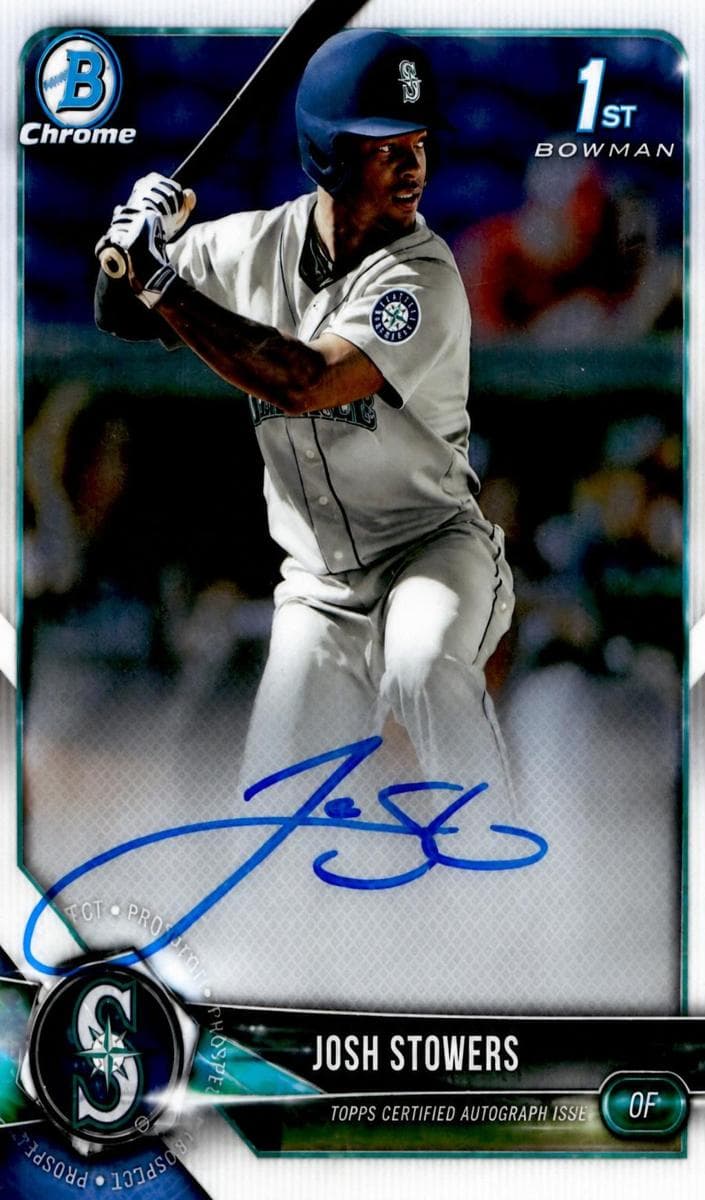 Josh Stowers trading card
