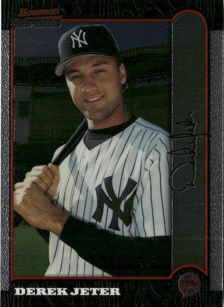 Derek Jeter 1999 bowman Bowman Chrome