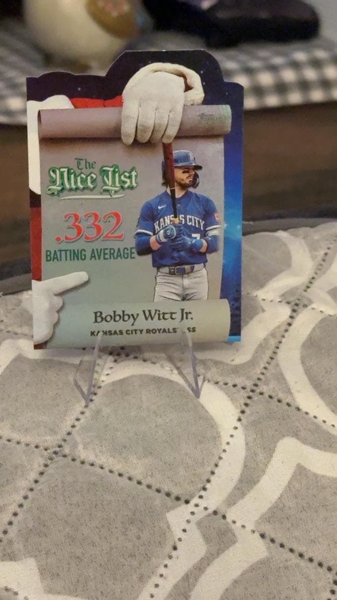 Bobby Witt Jr. 2025 topps Topps Holiday