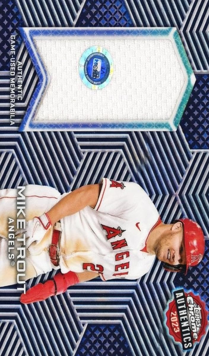 Mike Trout 2023 topps Topps Chrome