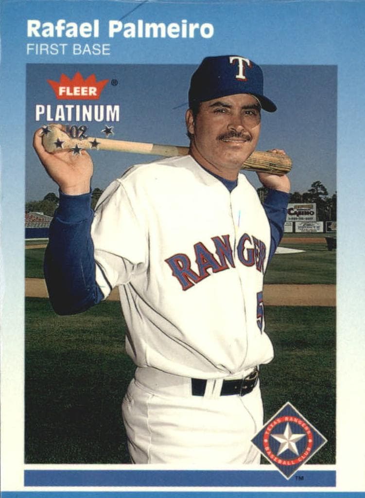 Rafael Palmeiro 2002 fleer